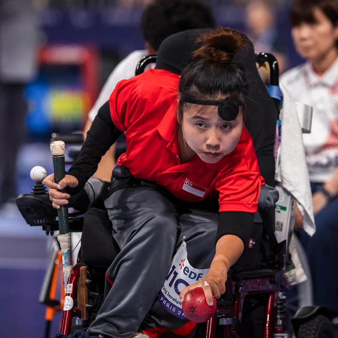 Singapore’s boccia player Jeralyn Tan en route to a historic silver medal at the Paris Paralympics in 2024. Boccia is one of the sports that are expected to reach gender parity for the first time at Los Angeles 2028.