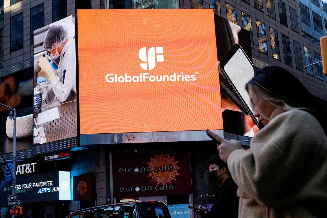 GlobalFoundries’s shares rose 4.5 per cent in premarket trading after the July-September quarter earnings also beat expectations.