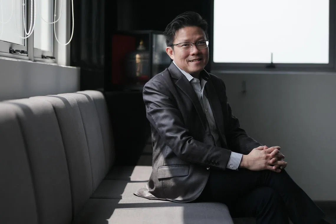 ST20231109_202365993657: Gin Tay/ ntworkshop/ Lee Nian Tjoe/ Profile of Ng Khee Siong 51, Managing Director of Inchcape Singapore, photographed at Inchcape Centre on Nov 9, 2023. to come
