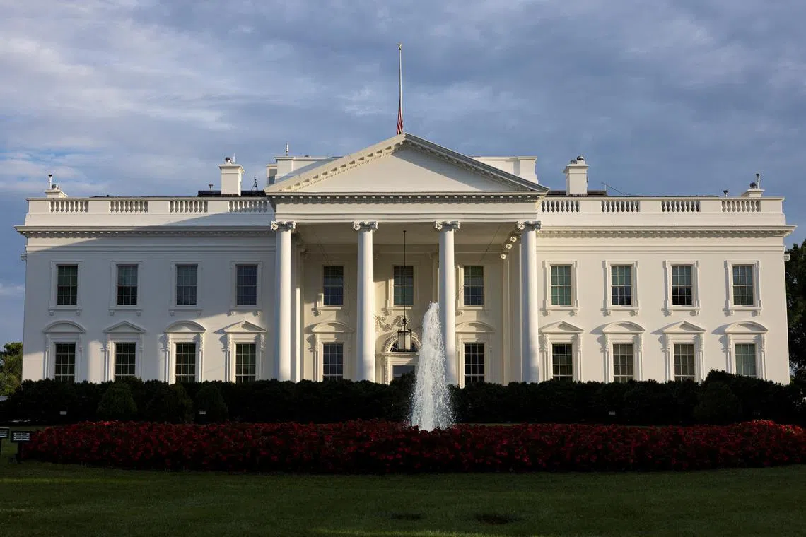 FILE PHOTO: A view of the White House in Washington, U.S., July 20, 2024. REUTERS/Kevin Mohatt/File Photo