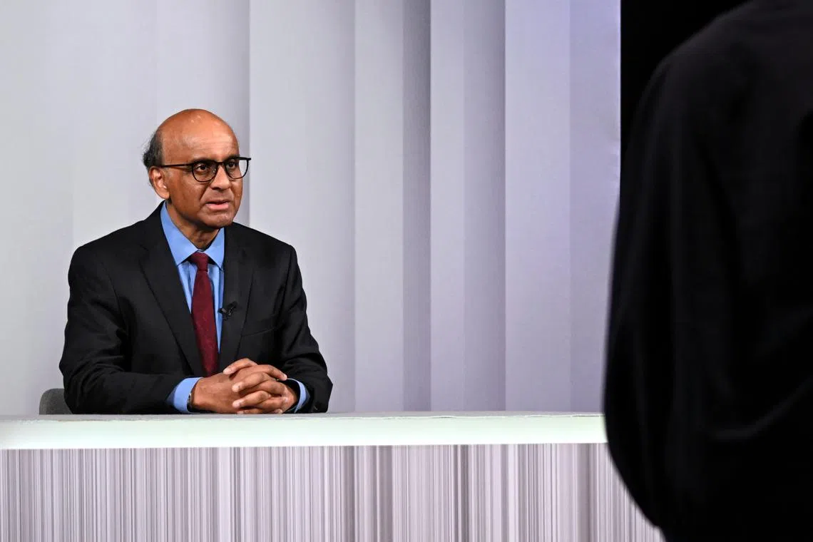 Mr Tharman Shanmugaratnam highlighted the international standing and experience he would bring to the office of the presidency.