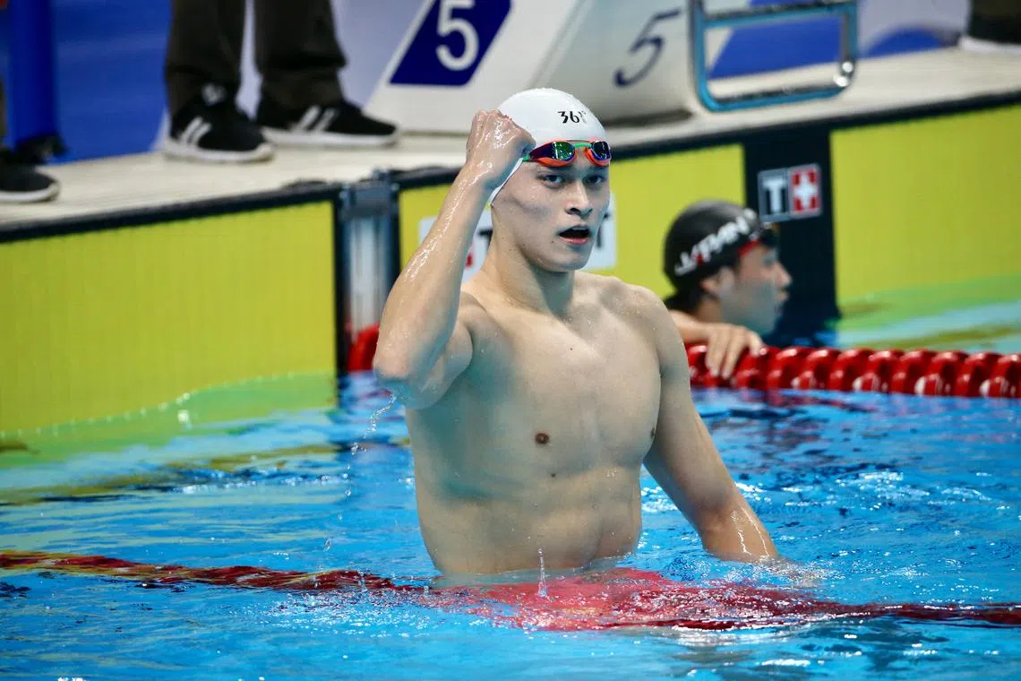 China's Sun Yang is currently serving a four-year ban for a separate doping offence, which is due to expire next month.