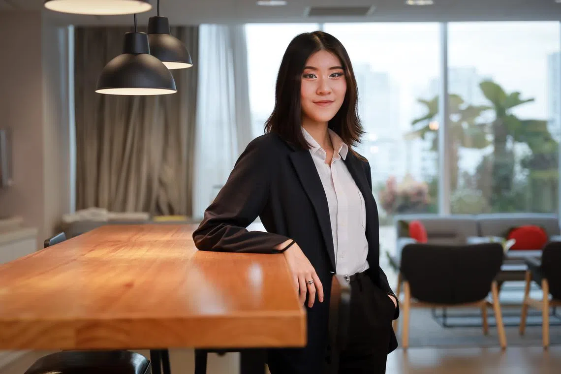 ITE College Central graduate Jade Yeo took up freelance make-up jobs while studying at the Institute of Technical Education.