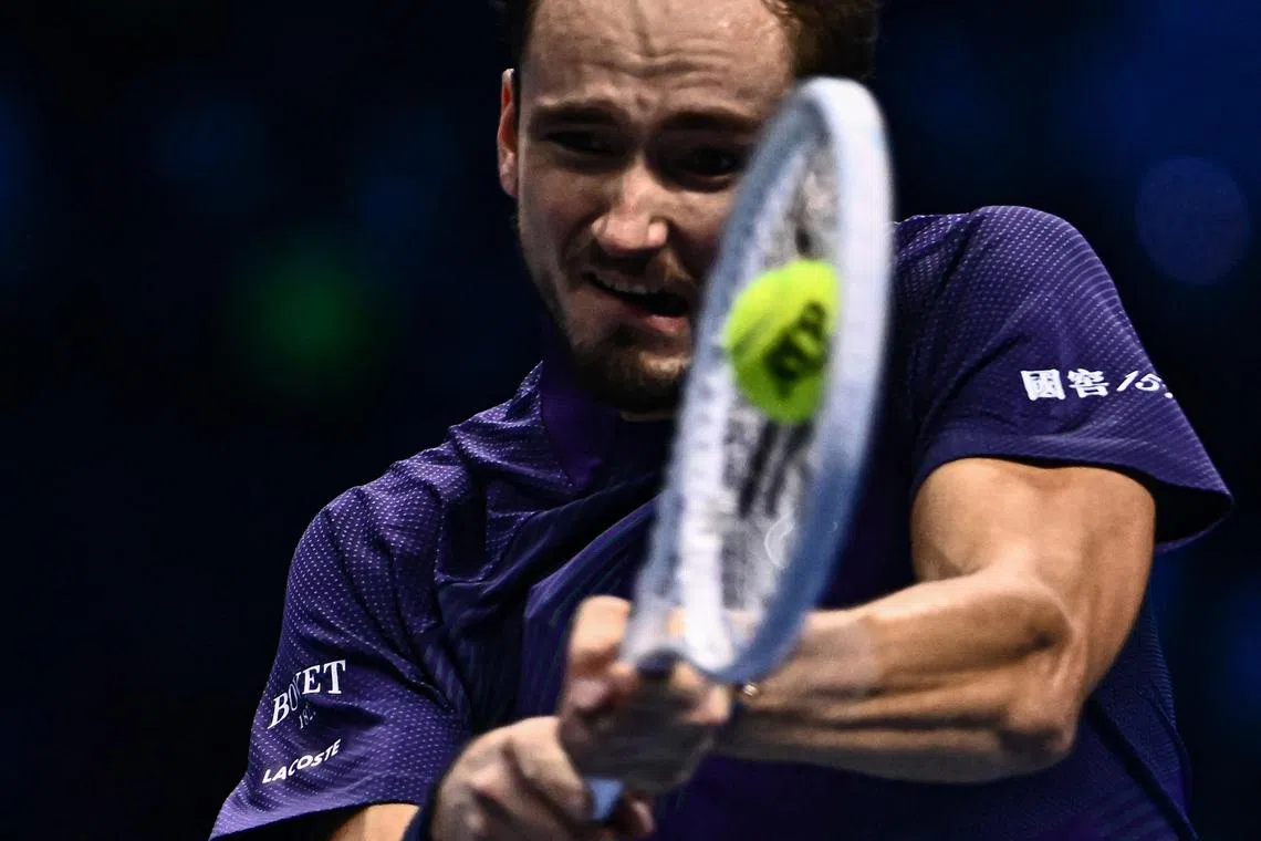 Russia's Daniil Medvedev was among those banned from playing in British events such as Wimbledon. 