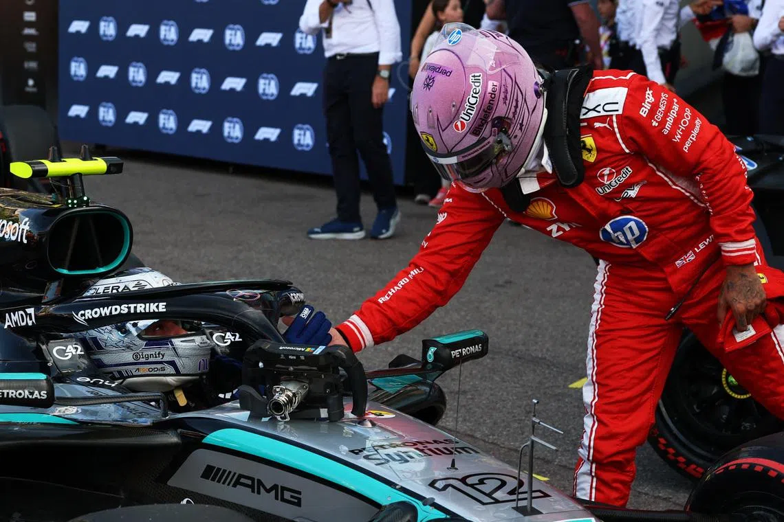 Lewis Hamilton says his Ferrari dream is also a nightmare | The Straits Times