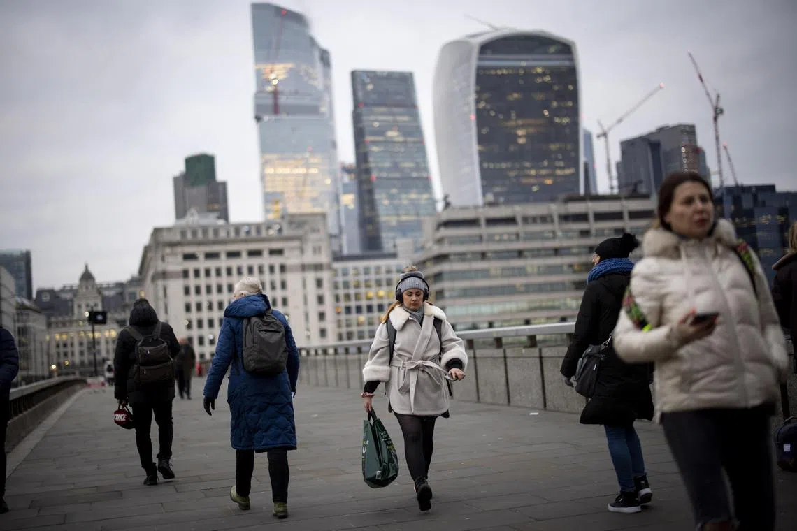Official data show Britain is the only Group of Seven economy that failed to recover its pre-pandemic size by the third quarter of 2022.