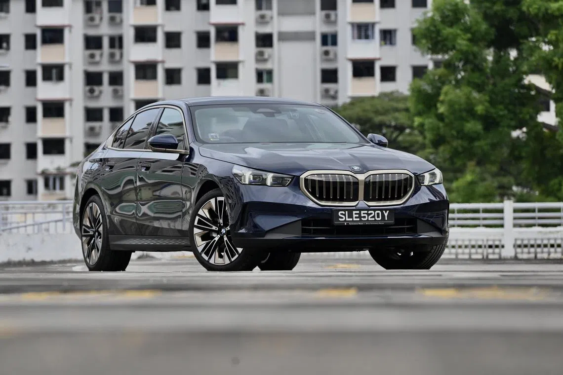 Photo of the new BMW i5.
New BMW 5-series-