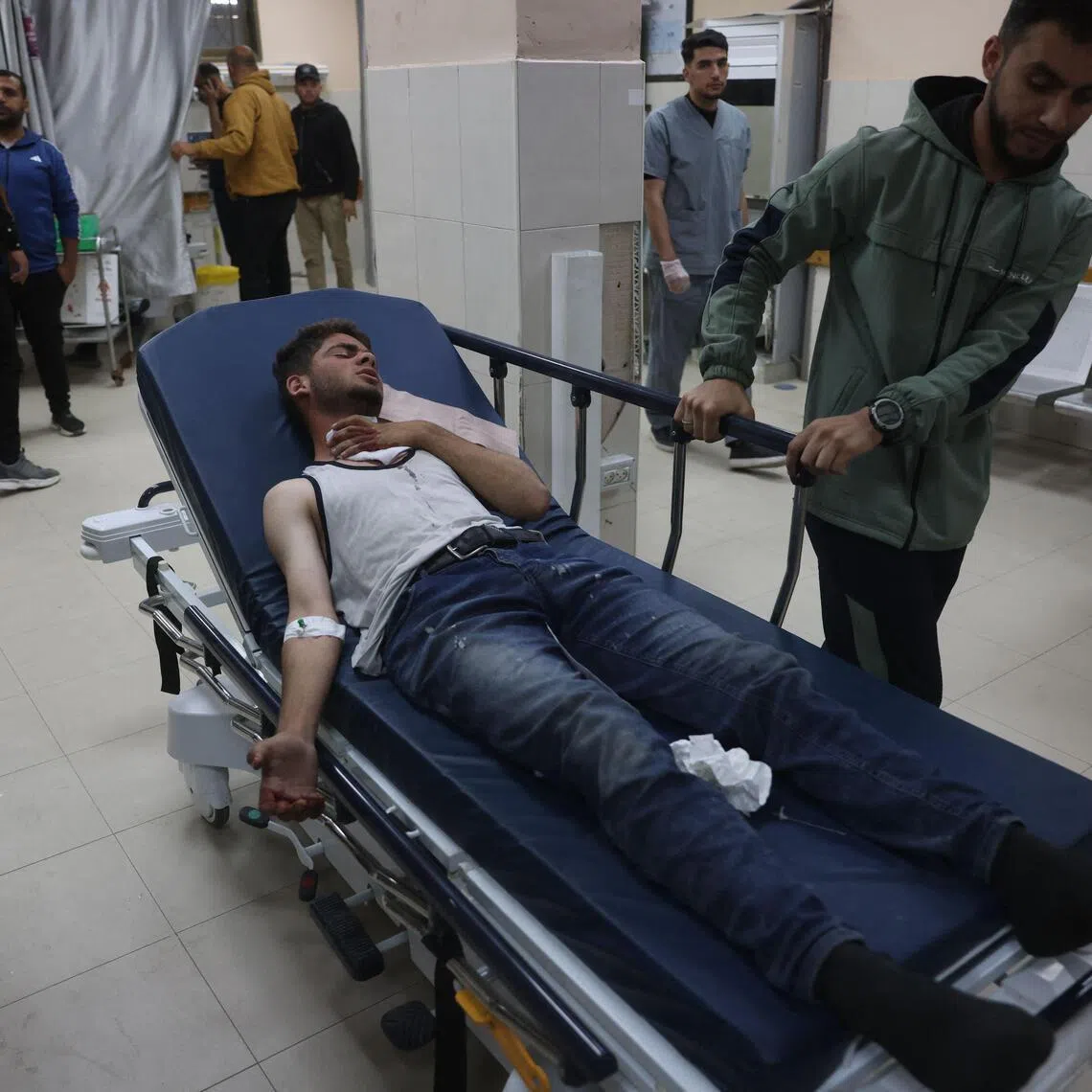 The WHO said most of the hospitals and primary healthcare centres in the Gaza Strip were only partially operational.