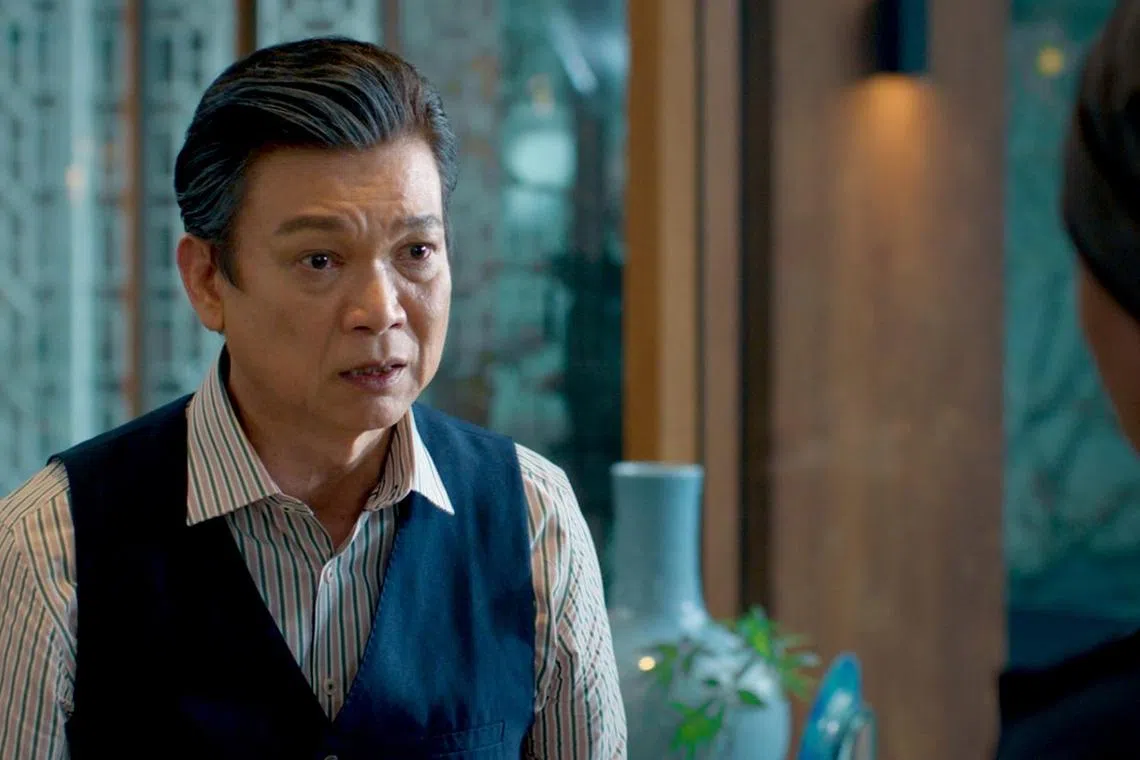 Xie Shaoguang played a wealthy entrepreneur in the drama The Gift of Time.