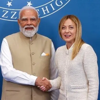 Indian PM Narendra Modi visited Rome and gifted his Italian counterpart Giorgia Meloni a packet of toffee that rhymed with her surname.