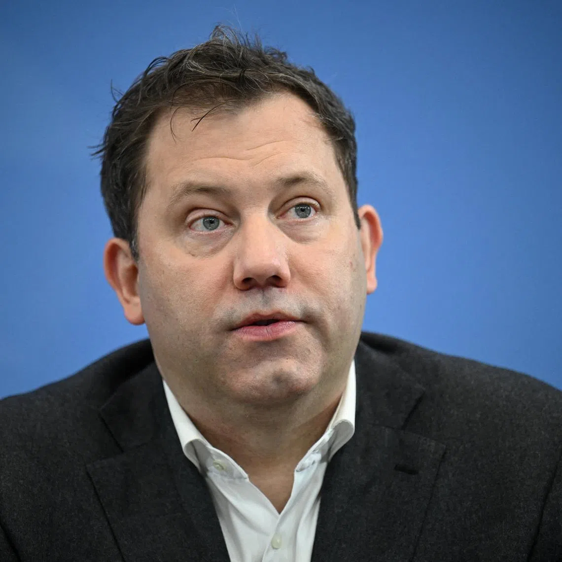 German Finance Minister and co-leader of the Social Democratic Party (SPD) Lars Klingbeil attends a press conference in Berlin, Germany December 11, 2025. REUTERS/Annegret Hilse