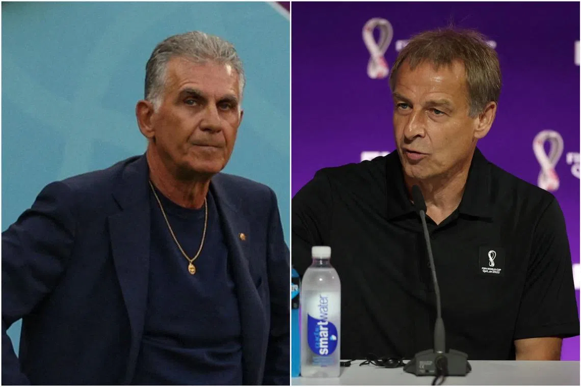 Iran coach Carlos Queiroz (left) branded Jurgen Klinsmann’s remarks a “disgrace to football”.