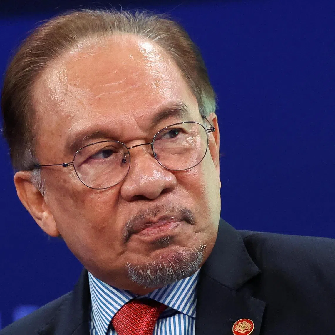 Malaysian Prime Minister Anwar Ibrahim said on Jan 24 that he is not opposed to civil society and opposition parties holding a street rally in Kuala Lumpur on Jan 25, after the police and Home Minister had previously insisted that such gatherings needed special permits. REUTERS/Yves Herman
