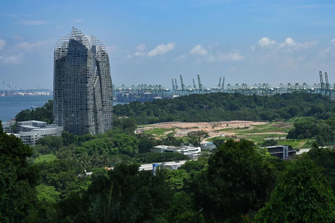 The project on the site of the former Keppel Club (right) in Bukit Merah, will kick-start the development of the Greater Southern Waterfront.