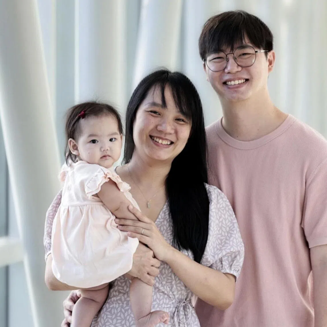 One couple who sought help at the NUH to have a baby is bank officer Sophia Phua, 32, and sales executive Alvin Teo, 32.