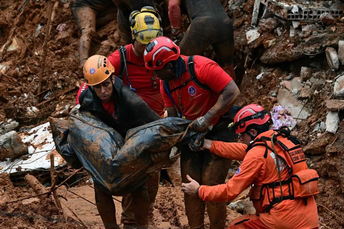 More rain lashes south-east Brazil as death toll hits 54