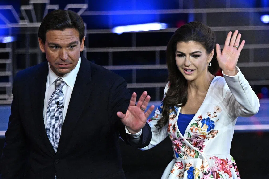 Casey DeSantis has been promoting a “Mamas for DeSantis” coalition as she campaigns for her husband to be the Republican presidential nominee.
