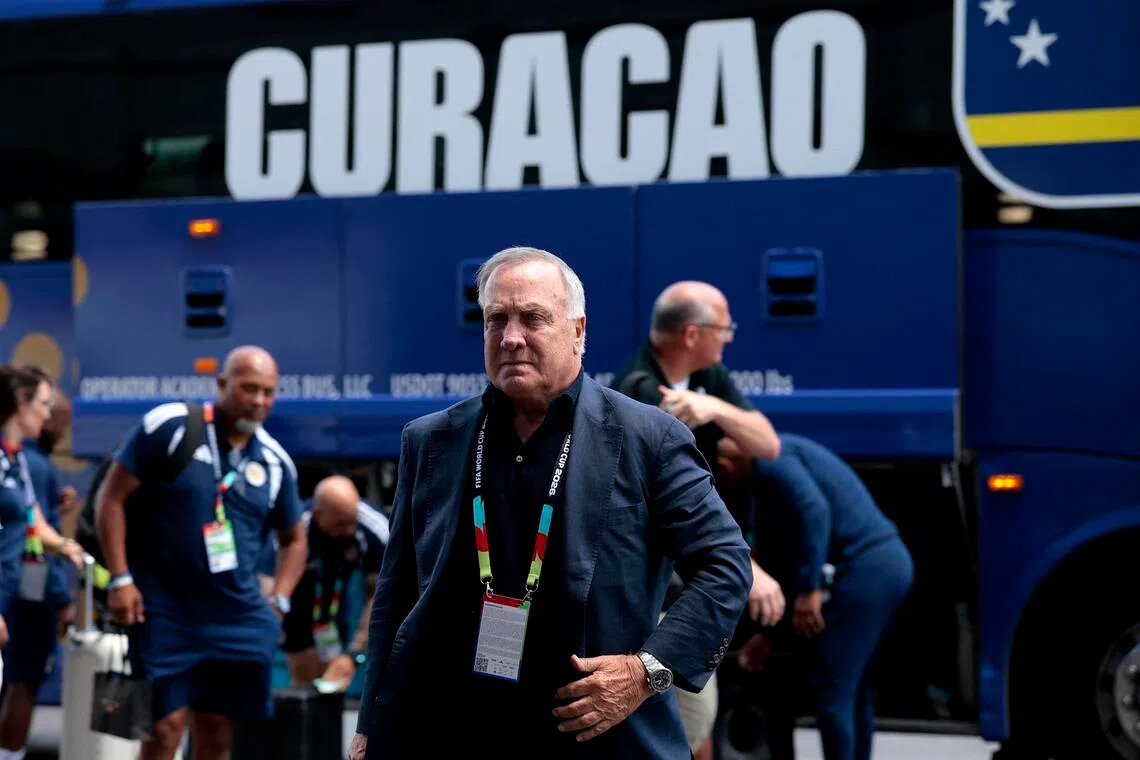 Curacao coach Dick Advocaat also coached the Netherlands at the 1994 World Cup and South Korea at the 2006 edition.