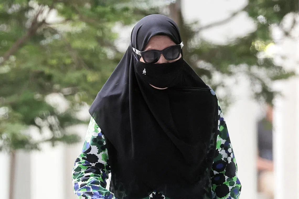 Soraya Hafsa Ibrahim pleaded guilty to three charges, including one charge of preparing legal documents when she had been disbarred as a lawyer. 