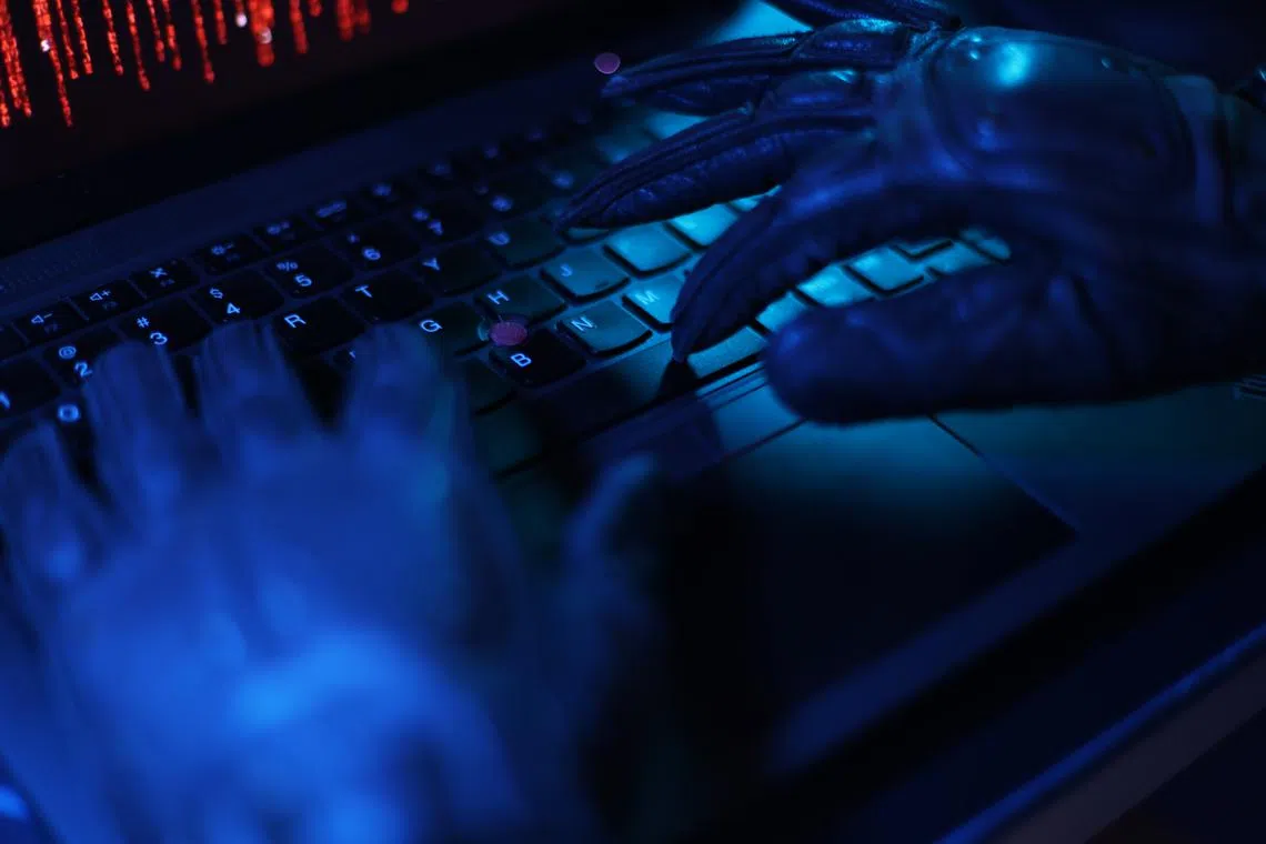 The victim said he was enticed by an ad that featured an image of an attractive woman. 