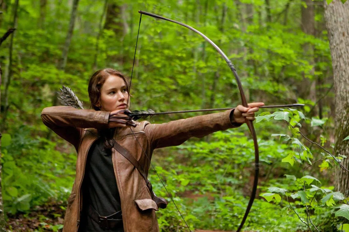 The Hunger Games starring Jennifer Lawrence.