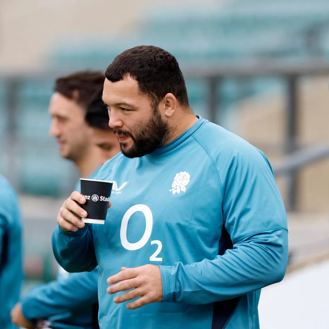 Rugby Union - Autumn Internationals - England Captain's Runs - Allianz Stadium, Twickenham, London, Britain - October 31, 2025 England's Ellis Genge during the captain's run Action Images via Reuters/Peter Cziborra