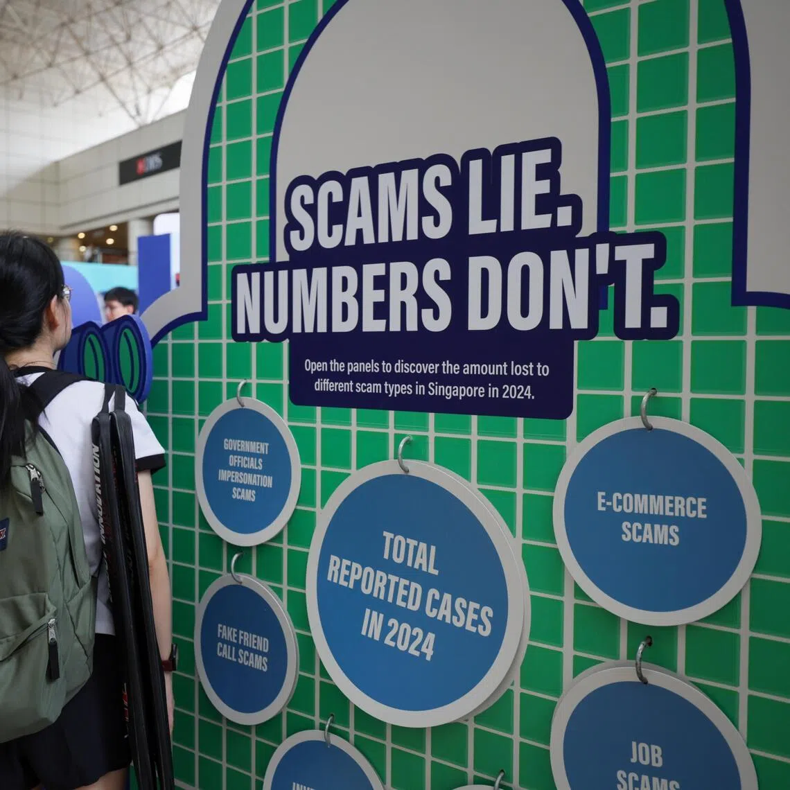 A total of 231 people, comprising 66 women and 165 men, are suspected of being scammers or money mules.