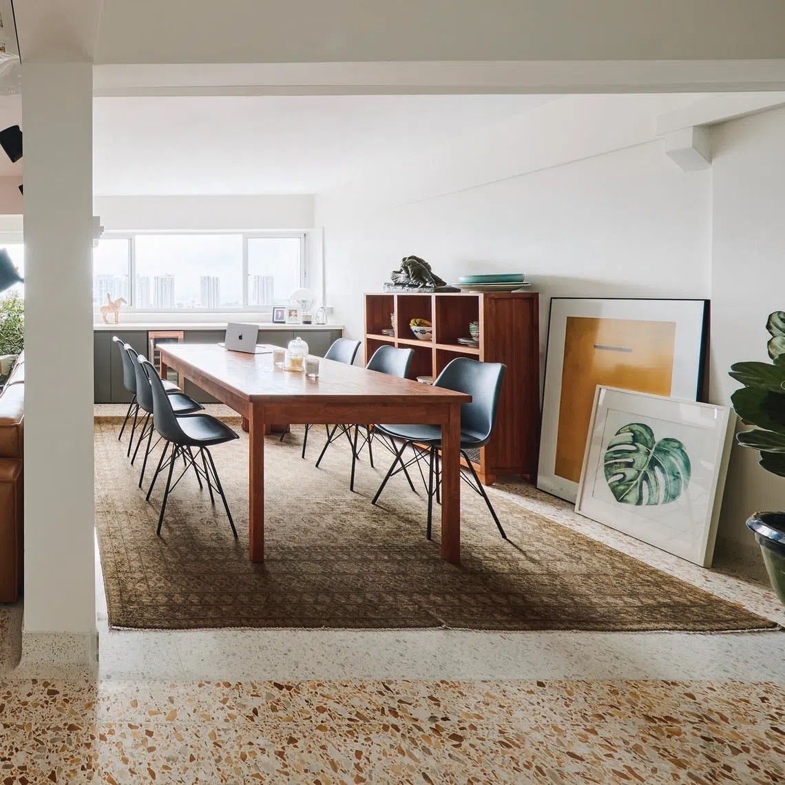 Nostalgic accents add warmth to this family's sunny five-room flat in Bedok South.