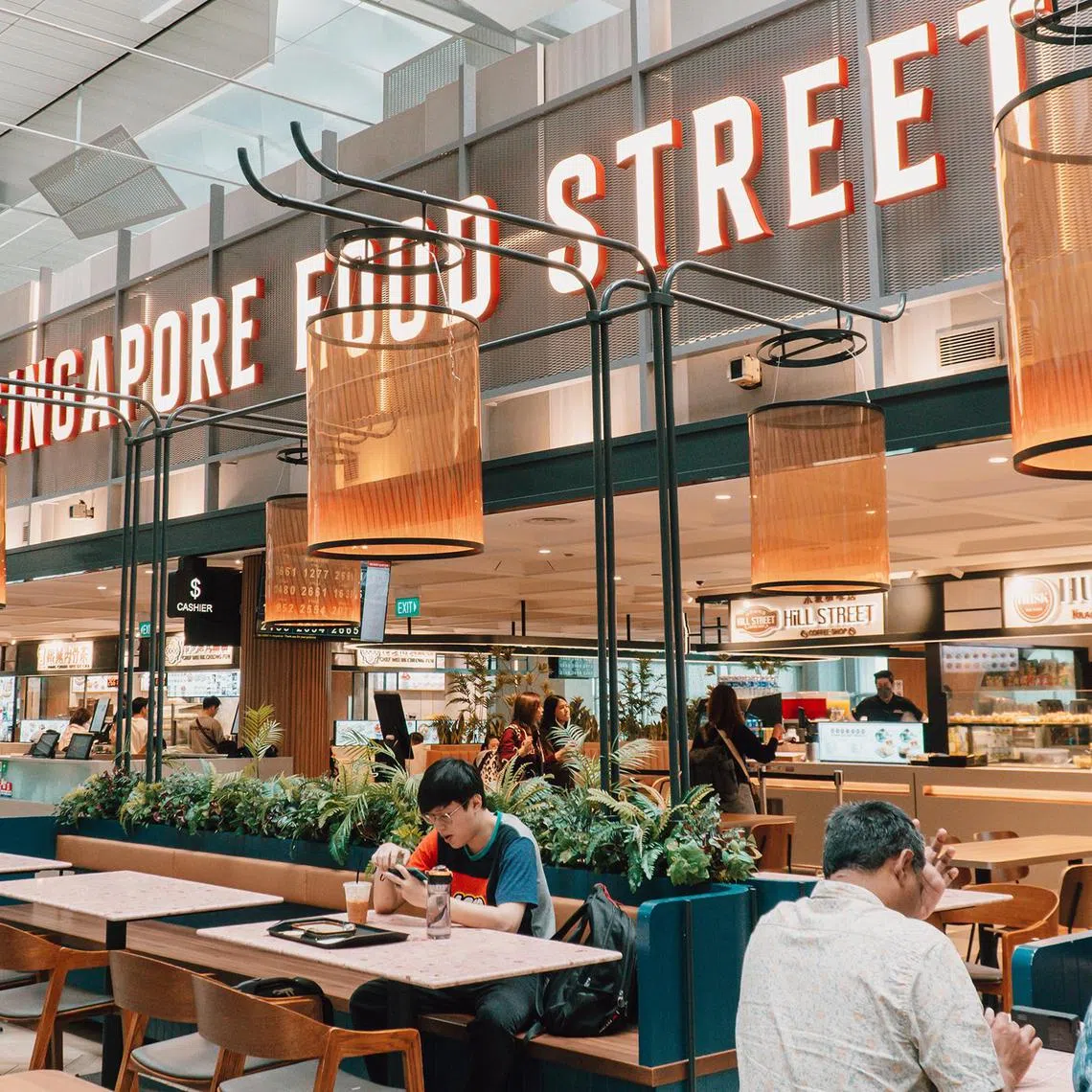 Changi Airport Group says it works with foodcourt operators to keep meals affordable. 