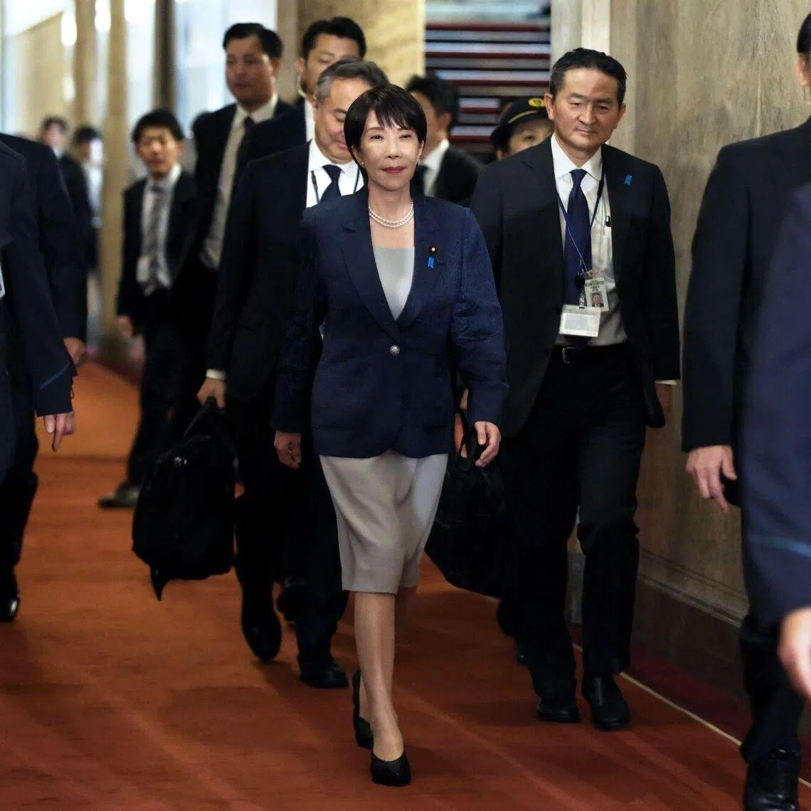 China’s Foreign Ministry spokesman Guo Jiakun referred to Japanese leader Sanae Takaichi by only her name at a news conference in September.