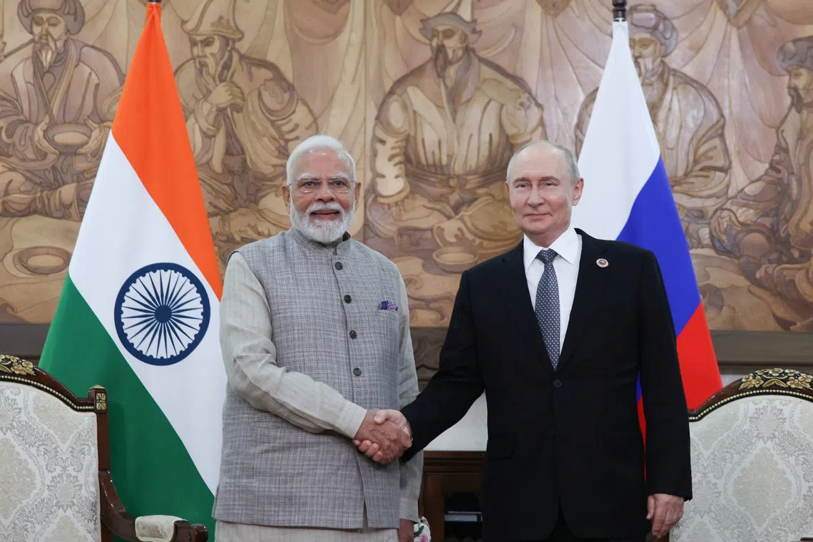 India's Modi tells Russia's Putin that the war in Ukraine must end for humanity's sake