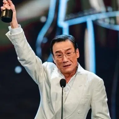 Tony Leung Ka Fai (left) won Best Actor and Fish Liew won Best Actress at the Hong Kong Film Awards on April 19.