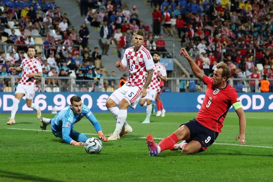 England put seven past Croatia — photo: straitstimes.com