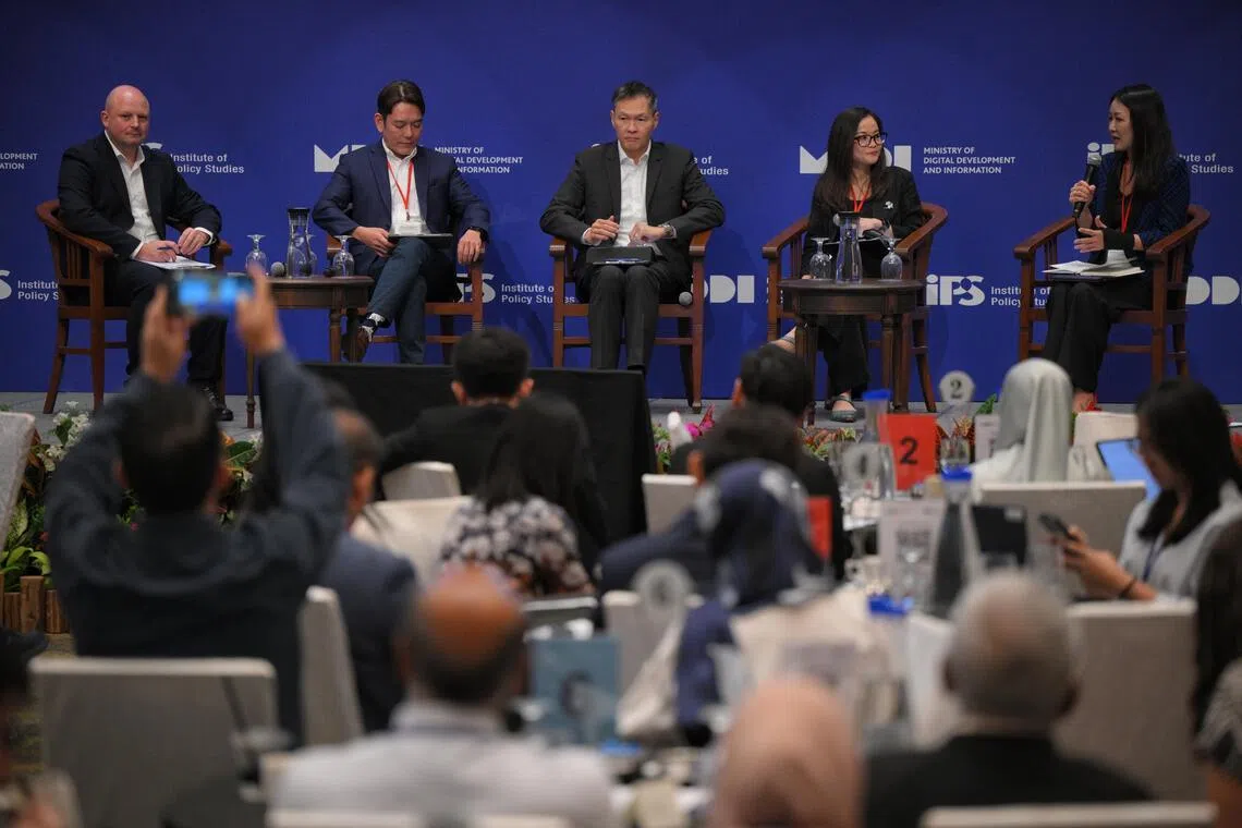 Panellists discussed making social media child-safe during a forum discussion at NUSS Kent Ridge Guild House on July 17.