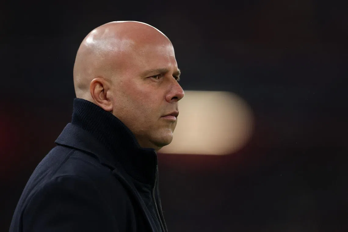 Soccer Football - Champions League - Liverpool v Lille - Anfield, Liverpool, Britain - January 21, 2025 Liverpool manager Arne Slot before the match REUTERS/Phil Noble