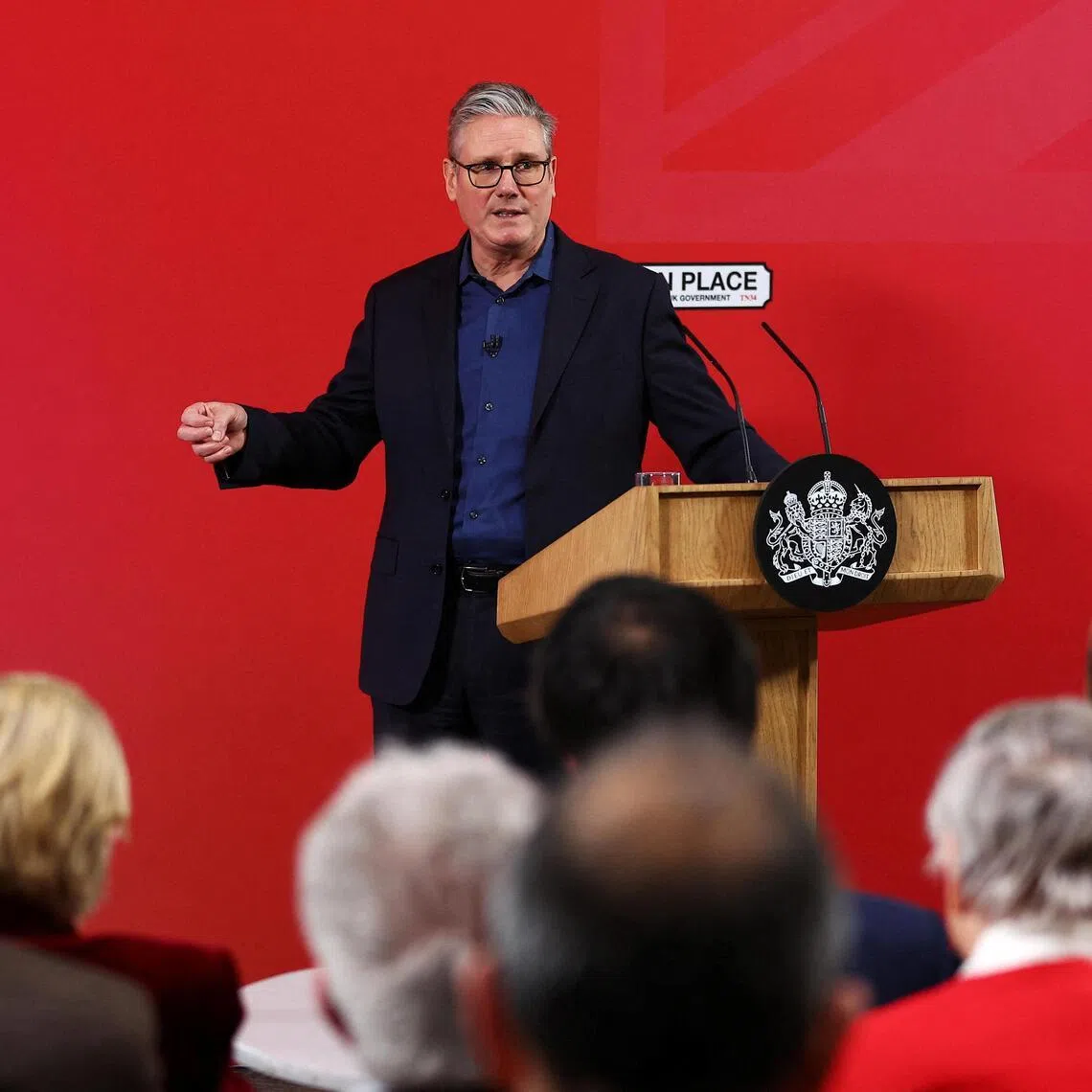 British Prime Minister Keir Starmer delivering a speech in St Leonards, Britain, on Feb 5, where he apologised for his appointment of former US ambassador Peter Mandelson.