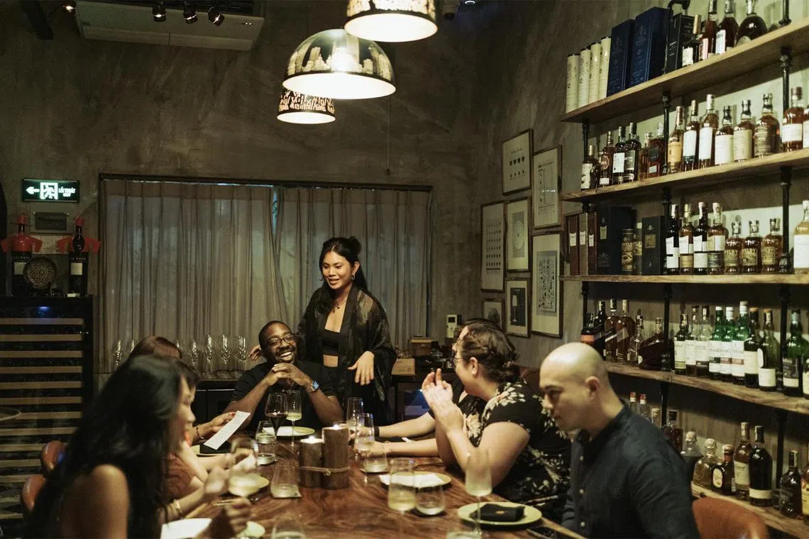 Ms Jovel Chan first came up with the idea of a social dining experience after hosting a group of friends in her house in May 2023. 