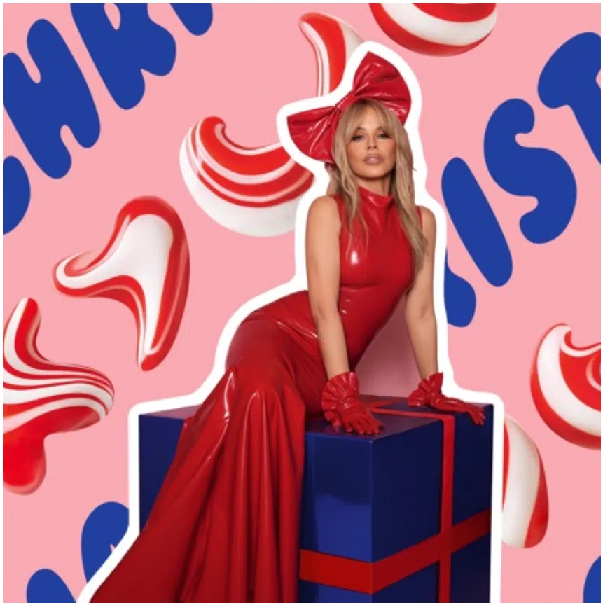 Kylie Minogue: Kylie Christmas (Fully Wrapped) (left) and Luke Bryan: Luke Bryan Christmas.