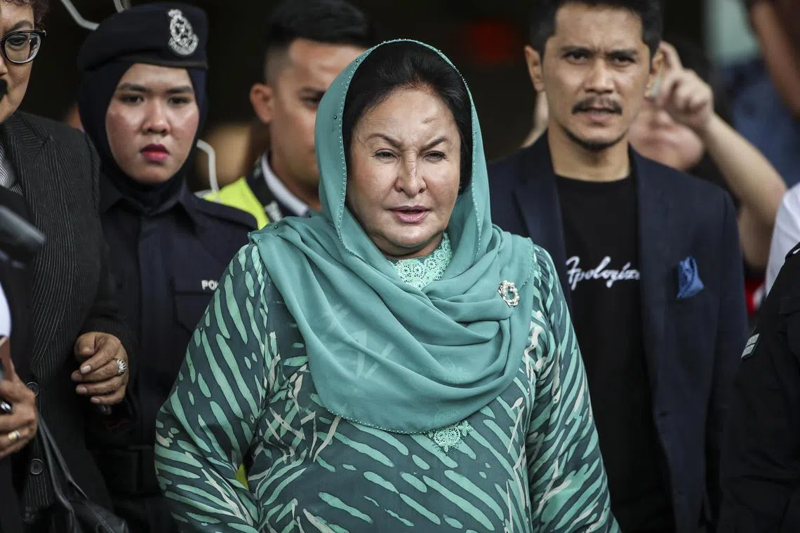 Rosmah faces 12 money laundering charges and five counts of not declaring her income.