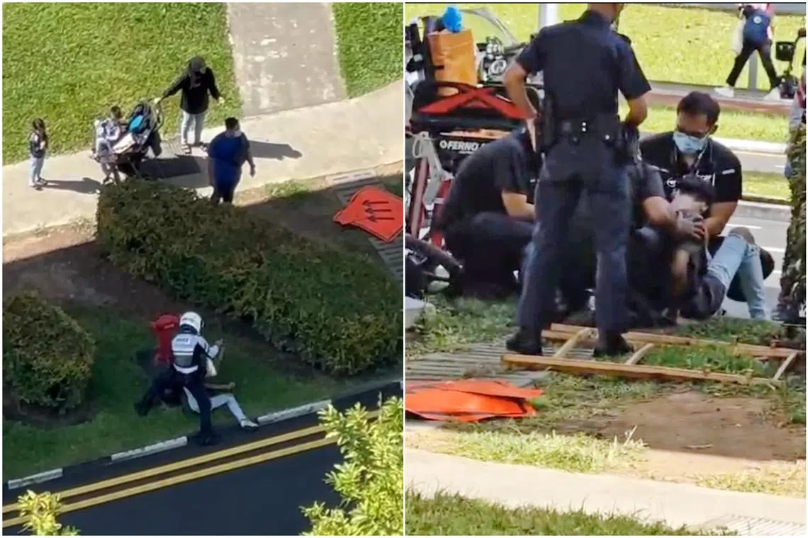 The motorcycle was believed to have  “self-skidded” at the junction of Petir Road and Gangsa Road.