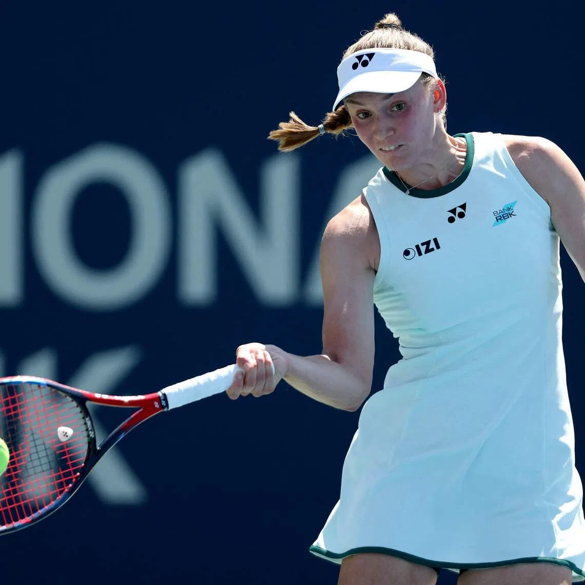 World No. 2 Elena Rybakina beat Daria Kasatkina to advance to the third round in Toronto.