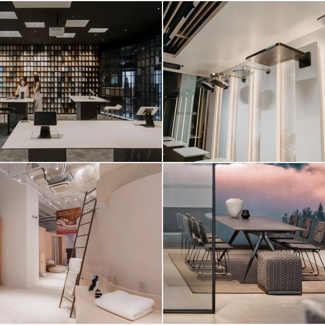 Some home product brands have set up captivating multi-sensory spaces.