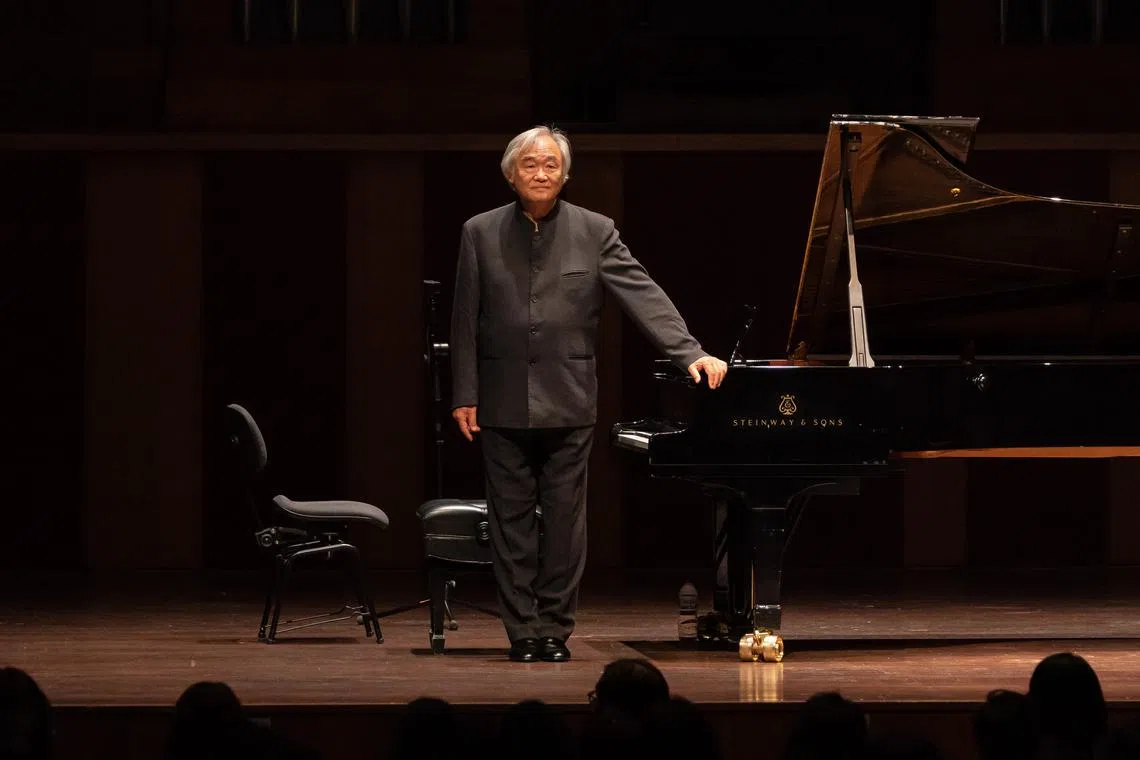 Pianist Kun Woo Paik, 76, has performed in Singapore since the 1990s. 