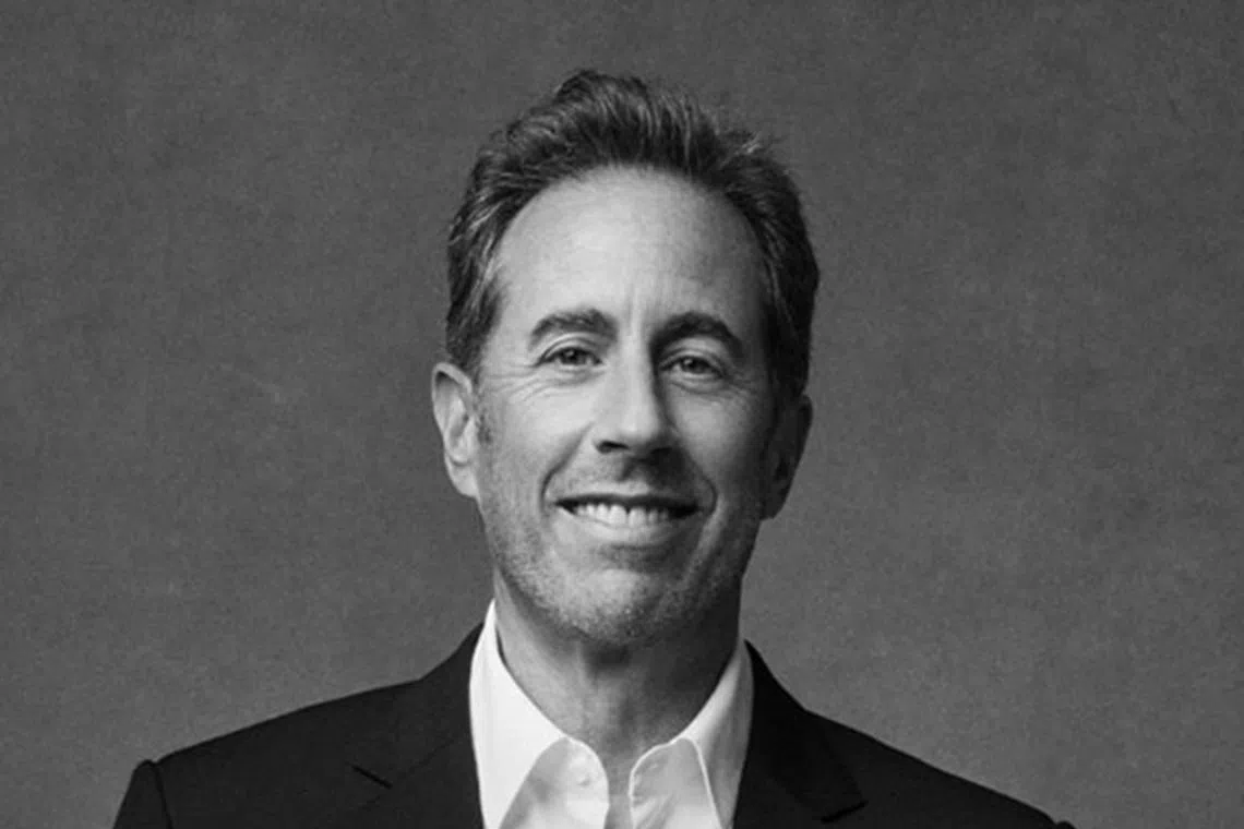 American comedian Jerry Seinfeld is best known as the star of the seminal sitcom Seinfeld.