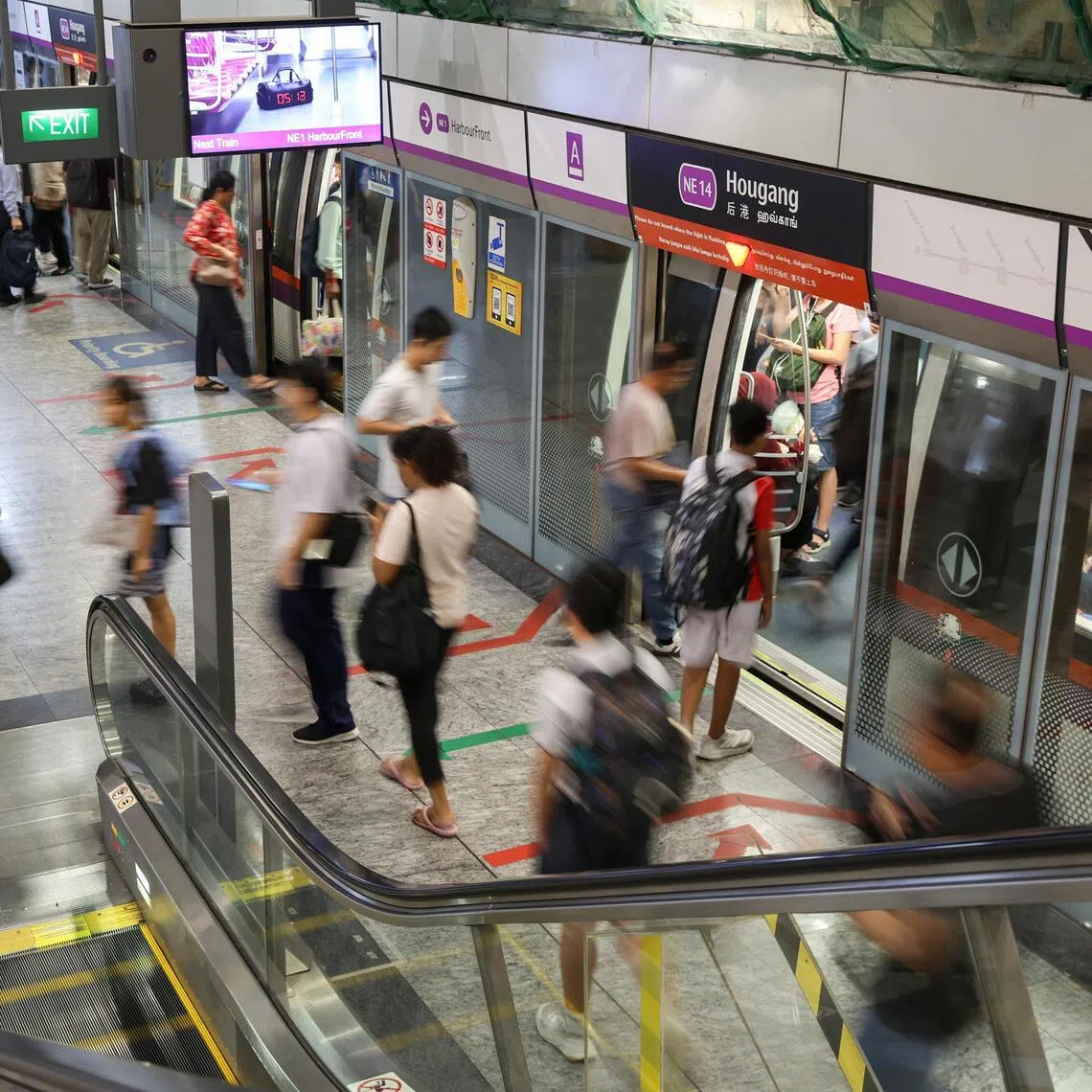 Overall train punctuality dipped slightly across the five lines to 99.29 per cent in July, from 99.32 per cent the previous month, the report said.
