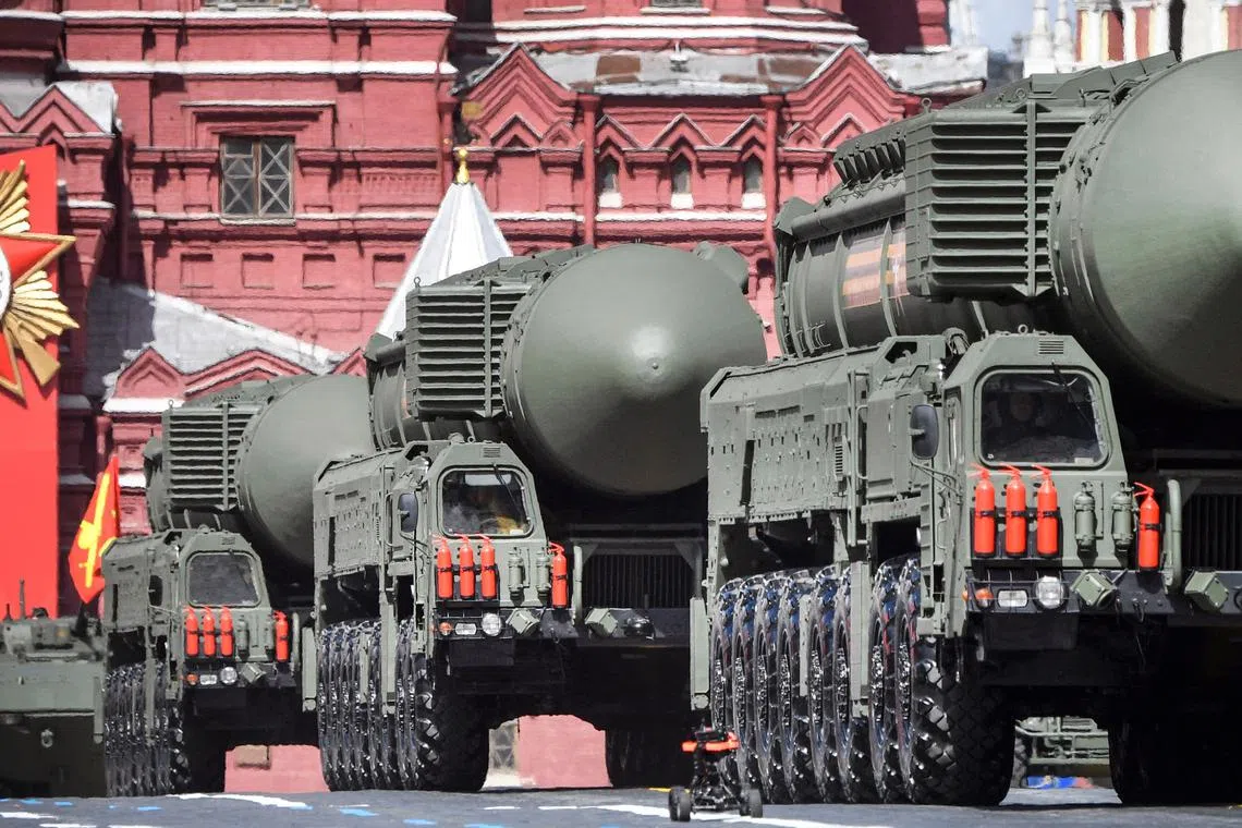 Russia appears to be trying to accentuate its nuclear threat and bolster its nuclear deterrent.