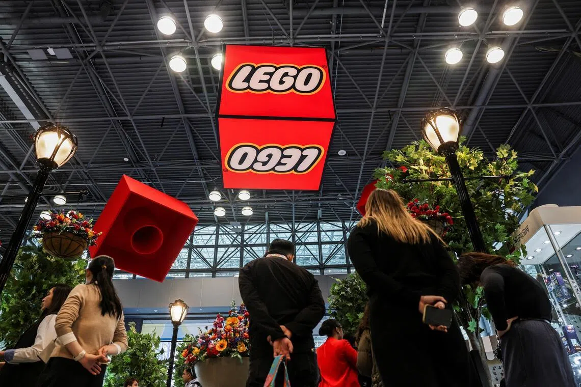 Lego is also dealing with sweeping tariffs put in place by US President Donald Trump.