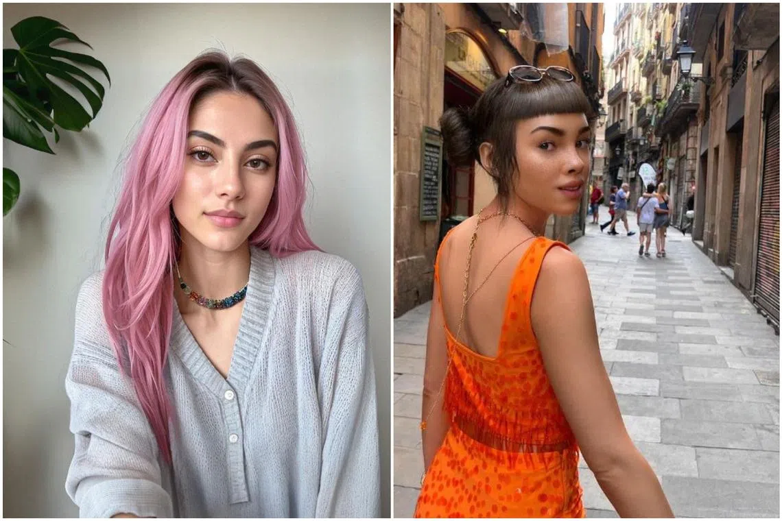 The emergence of virtual influencers such as Aitana Lopez (left) and Lil Miquela has led to worry from human influencers.