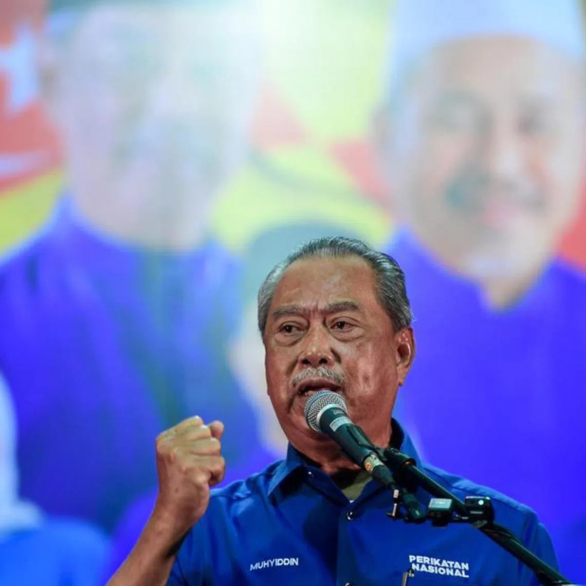PN, led by former Malaysian premier Muhyiddin Yassin, made unprecedented gains across all six states contested in recent state polls.