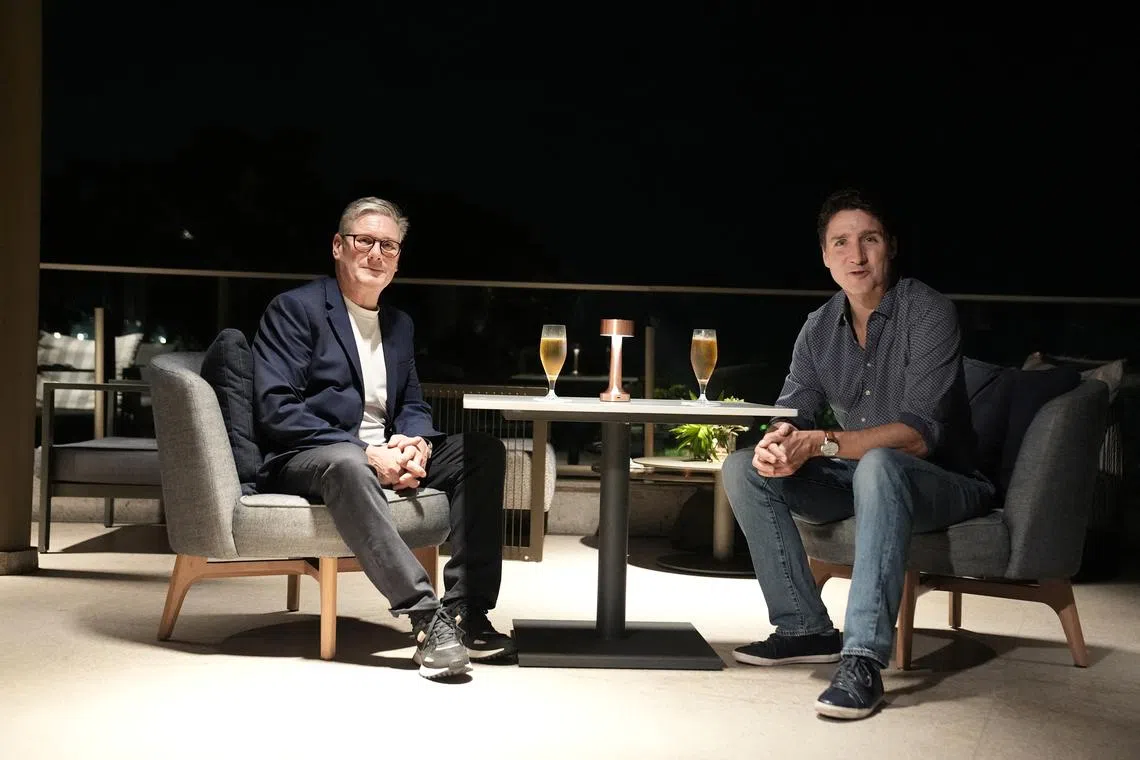 FILE PHOTO: Britain's Prime Minister Sir Keir Starmer attends a bilateral meeting with Canada's Prime Minister Justin Trudeau on the sidelines of the G20 summit at the Museum of Modern Art in Rio de Janeiro, Brazil. Picture date: Monday November 18, 2024. Stefan Rousseau/Pool via REUTERS/File Photo